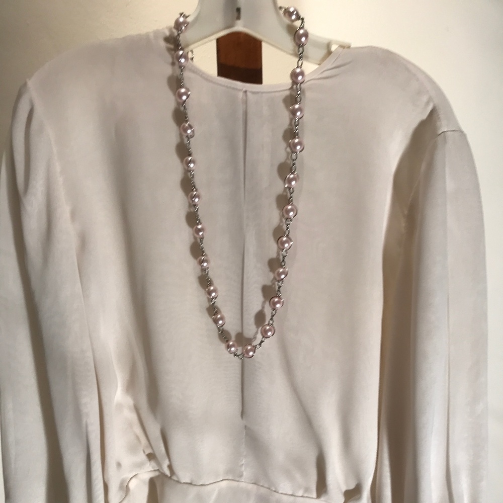 Bob Evans sheer women's blouse